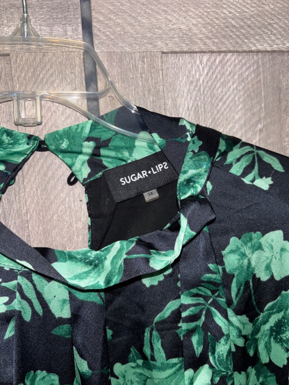 Sugarlips mini dress 3x Navy and Green - Picture 4 of 11
